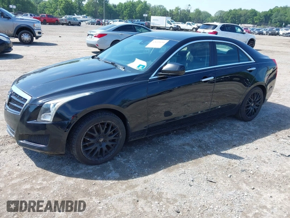2014 Cadillac ATS Standard RWD with VIN 1G6AA5RA0E0102256, listed as a IAAI auction lot 42659190 with 116,912 mi miles and . Bid and sale history available at DreamBid. Image 2.