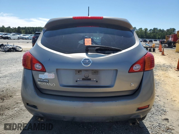 2009 Nissan Murano S with VIN JN8AZ18U49W025960, listed as a Copart auction lot 70574074 with 18,888 mi miles and Salvage Title. Bid and sale history available at carsss.com. Image 6.