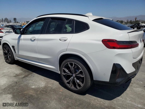 2022 BMW X4 M with VIN 5YM23EC03N9M58487, listed as a Copart auction lot 68849224 with 22827 miles and Salvage Title. Bid and sale history available at carsss.com. Image 2.