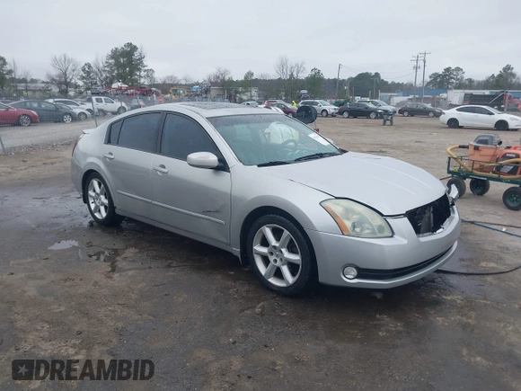 2004 Nissan Maxima SE with VIN 1N4BA41E04C843018, listed as a IAAI auction lot 41781652 with Not provided miles and . Bid and sale history available at DreamBid. Image 1.