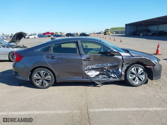 2018 Honda Civic Sedan EX-T with VIN JHMFC1F39JX037550, listed as a IAAI auction lot 41873229 with 50,853 mi miles. Bid and sale history available at carsss.com. Image 13.
