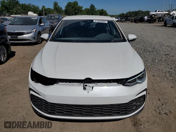 2024 Volkswagen Golf GTI S with VIN WVWGA7CD5RW147878, listed as a Copart auction lot 61032694 with 2,324 mi miles and Salvage Title. Bid and sale history available at carsss.com. Image 5.