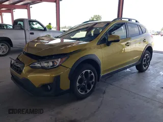 2021 Subaru Crosstrek Premium with VIN JF2GTAPC9MH348352, listed as a IAAI auction lot 42267540 with 67,592 mi miles and . Bid and sale history available at DreamBid. Image 2.