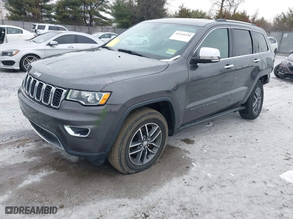 2017 Jeep Grand Cherokee Limited with VIN 1C4RJFBG2HC676591, listed as a IAAI auction lot 41144330 with 75,886 mi miles. Bid and sale history available at carsss.com. Image 17.
