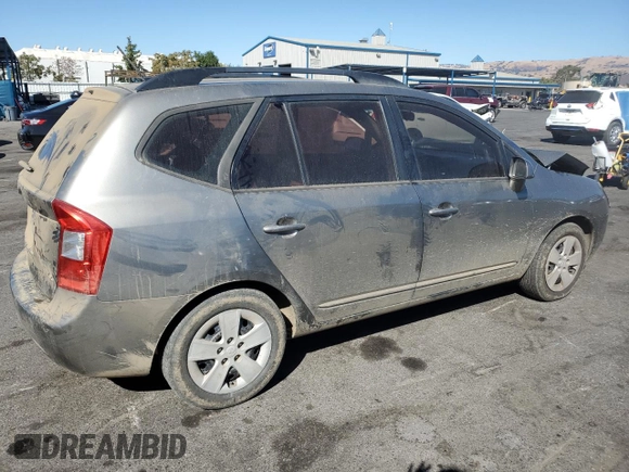 2009 Kia Rondo LX with VIN KNAFG528497221625, listed as a Copart auction lot 75915694 with 245,165 mi miles and Salvage Title. Bid and sale history available at carsss.com. Image 3.