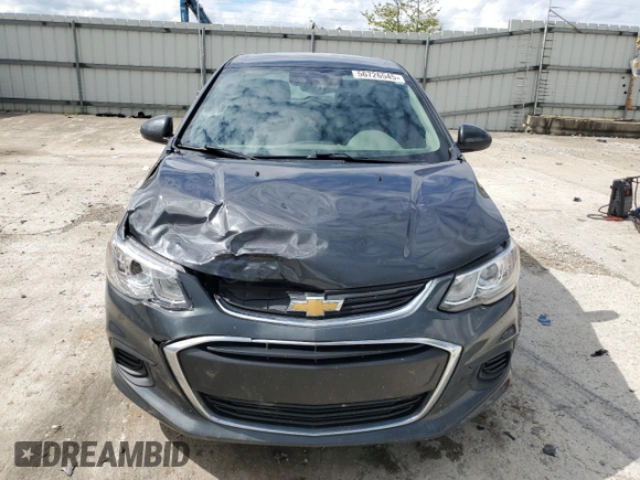 2020 Chevrolet Sonic LT with VIN 1G1JG6SB7L4129019, listed as a Copart auction lot 56726545 with 50,937 mi miles and Salvage title. Bid and sale history available at DreamBid. Image 5.