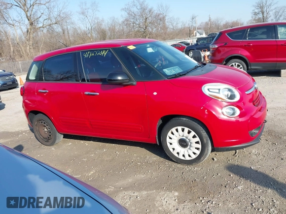 2015 FIAT 500L Pop with VIN ZFBCFAAH3FZ031045, listed as a IAAI auction lot 41727244 with 143,488 mi miles. Bid and sale history available at carsss.com. Image 14.