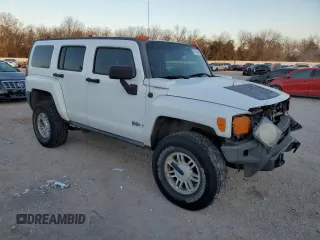 2006 Hummer H3 with VIN 5GTDN136768100835, listed as a Copart auction lot 82793494 with 177,252 mi miles and Salvage Title. Bid and sale history available at DreamBid. Image 4.