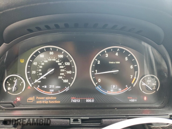 2013 BMW 6 Series 650i with VIN WBAYM9C52DDW20346, listed as a Copart auction lot 68133324 with 74,313 mi miles and Clean Title. Bid and sale history available at carsss.com. Image 9.