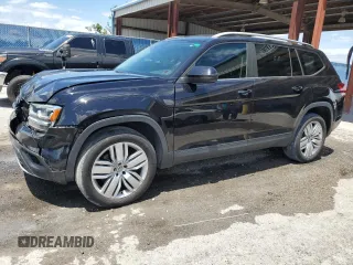 2019 Volkswagen Atlas SE z VIN 1V2WR2CA0KC546619, wystawiony jako Copart lot #56296225 z przebiegiem 105 777 mil mil oraz Nie do naprawy • Non repairable. Historia ofert i sprzedaży dostępna na DreamBid. Obrazek 1.
