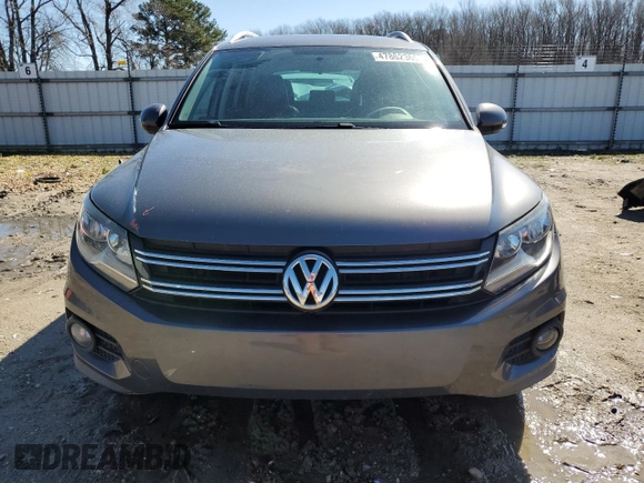 2013 Volkswagen Tiguan S with VIN WVGAV3AX6DW624726, listed as a Copart auction lot 47862365 with 144,498 mi miles and Salvage title. Bid and sale history available at DreamBid. Image 5.