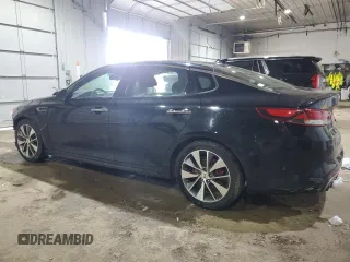 2016 Kia Optima SX Turbo with VIN 5XXGW4L28GG050137, listed as a Copart auction lot 45920845 with 90,664 mi miles and Salvage Title. Bid and sale history available at carsss.com. Image 2.