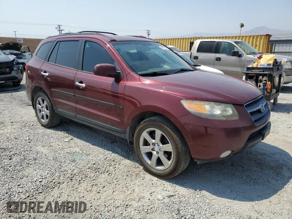 2007 Hyundai Santa Fe SE with VIN 5NMSH13E97H022541, listed as a Copart auction lot 64692595 with 172,748 mi miles and Salvage title. Bid and sale history available at DreamBid. Image 4.
