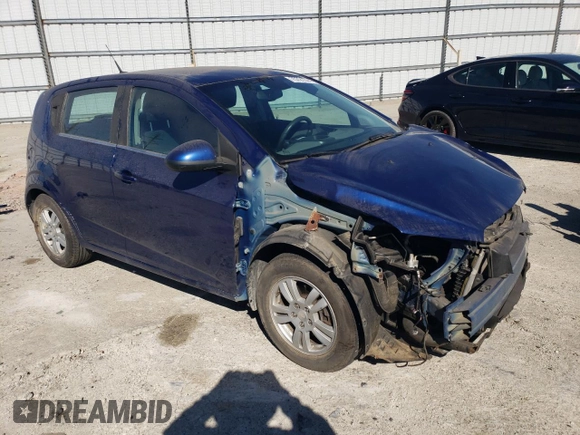 2012 Chevrolet Sonic LT with VIN 1G1JC6SBXC4216103, listed as a Copart auction lot 75721374 with 69,048 mi miles and Salvage Title. Bid and sale history available at carsss.com. Image 4.