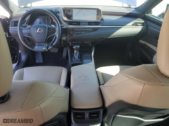 2019 Lexus ES with VIN 58ABZ1B14KU006555, listed as a Copart auction lot 48803865 with 81,739 mi miles and Salvage Title. Bid and sale history available at carsss.com. Image 8.