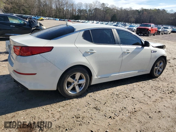 2015 Kia Optima LX with VIN 5XXGM4A7XFG347185, listed as a Copart auction lot 50216465 with 188,409 mi miles and Salvage Title. Bid and sale history available at carsss.com. Image 3.