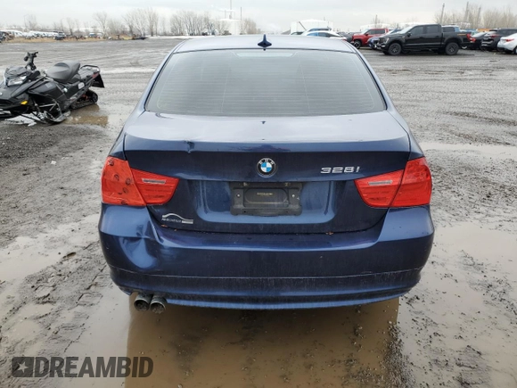 2011 BMW 3 Series 328i xDrive with VIN WBAPK7C50BF087047, listed as a Copart auction lot 49794115 with 0 mi miles and Salvage Title. Bid and sale history available at carsss.com. Image 6.