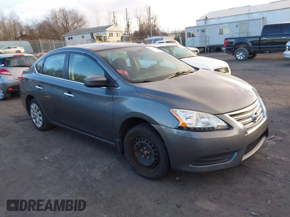 2015 Nissan Sentra SV with VIN 3N1AB7AP6FL645155, listed as a IAAI auction lot 41299721 with 203,064 mi miles and . Bid and sale history available at DreamBid. Image 1.