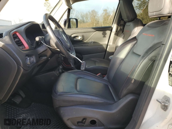 2022 Jeep Renegade Trailhawk with VIN ZACNJDC15NPN81377, listed as a Copart auction lot 76677514 with 55,656 mi miles and Clean Title. Bid and sale history available at DreamBid. Image 7.