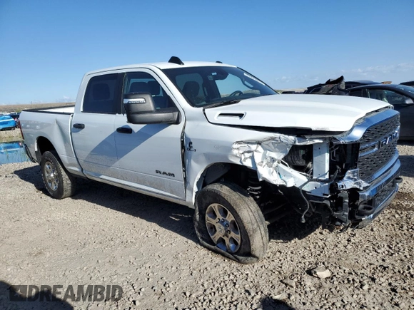 2023 Ram 2500 Big Horn with VIN 3C6UR5DL0PG537618, listed as a Copart auction lot 53723845 with 11,889 mi miles and Salvage Title. Bid and sale history available at carsss.com. Image 4.