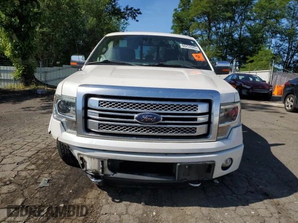 2013 Ford F-150 XL with VIN 1FTFW1ETXDFC95631, listed as a Copart auction lot 60252685 with 136,427 mi miles and Salvage title. Bid and sale history available at DreamBid. Image 5.