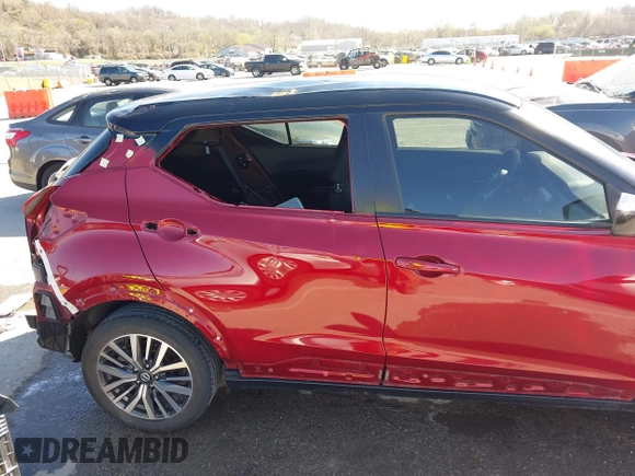 2021 Nissan Kicks SV with VIN 3N1CP5CV1ML535573, listed as a IAAI auction lot 41829377 with 48,430 mi miles. Bid and sale history available at carsss.com. Image 6.