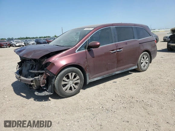 2017 Honda Odyssey EX z VIN 5FNRL5H44HB021210, wystawiony jako Copart lot #52296615 z przebiegiem 109 882 mil mil oraz Szkoda całkowita • Salvage title. Historia ofert i sprzedaży dostępna na DreamBid. Obrazek 1.