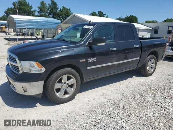 2017 Ram 1500 Big Horn with VIN 3C6RR6LT8HG789437, listed as a Copart auction lot 61106335 with 196,359 mi miles and Salvage title. Bid and sale history available at DreamBid. Image 1.
