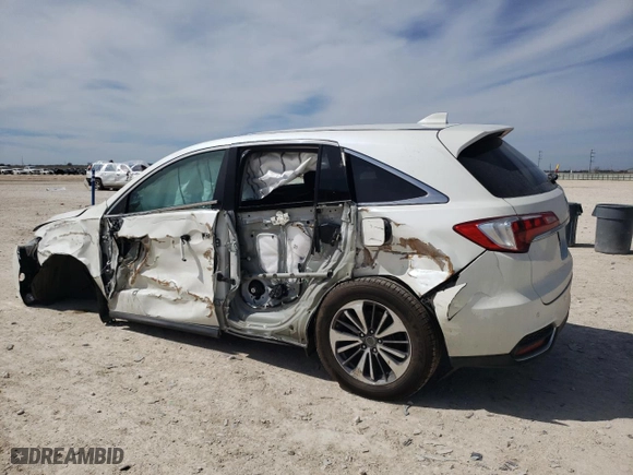 2018 Acura RDX w/Advance Pkg with VIN 5J8TB4H72JL005718, listed as a Copart auction lot 46734465 with 0 mi miles and Salvage Title. Bid and sale history available at carsss.com. Image 2.