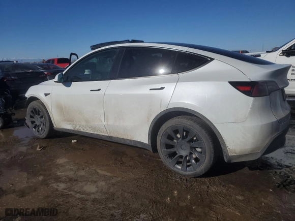2023 Tesla Model Y Long Range with VIN 7SAYGDEE2PA120789, listed as a Copart auction lot 42927375 with 34,098 mi miles and Salvage Title. Bid and sale history available at carsss.com. Image 2.