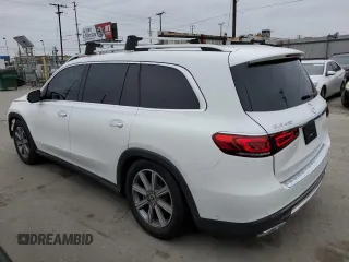 2021 Mercedes-Benz GLS with VIN 4JGFF5KE2MA407859, listed as a Copart auction lot 55323765 with 49,045 mi miles and Salvage Title. Bid and sale history available at carsss.com. Image 2.