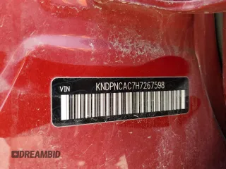 2017 Kia Sportage EX with VIN KNDPNCAC7H7267598, listed as a Copart auction lot 59286135 with 80,416 mi miles and Salvage title. Bid and sale history available at DreamBid. Image 13.