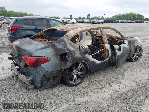 2017 Infiniti Q70 3.7 z VIN JN1BY1PP6HM170123, wystawiony jako IAAI lot #42039706 z przebiegiem Nie podano mil oraz . Historia ofert i sprzedaży dostępna na DreamBid. Obrazek 4.