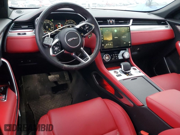 2025 Jaguar F-Pace R-Dynamic S with VIN SADCT2FU4SA748861, listed as a Copart auction lot 87000834 with 9,494 mi miles and Clean Title. Bid and sale history available at DreamBid. Image 8.