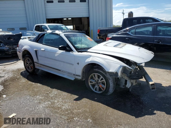2001 Ford Mustang Deluxe with VIN 1FAFP44431F131695, listed as a Copart auction lot 74357874 with 0 mi miles and Non Repairable. Bid and sale history available at carsss.com. Image 4.