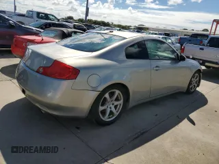 2004 Infiniti G35 w/Leather with VIN JNKCV54E44M818877, listed as a Copart auction lot 74137974 with Not Provided miles and Non Repairable. Bid and sale history available at DreamBid. Image 3.