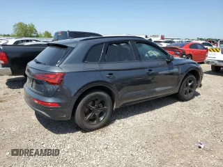 2021 Audi Q5 Premium with VIN WA1AAAFY2M2056417, listed as a Copart auction lot 52227545 with 58,931 mi miles and Salvage title. Bid and sale history available at DreamBid. Image 3.