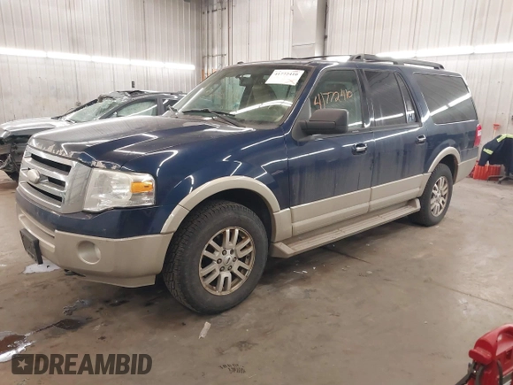 2009 Ford Expedition EL Eddie Bauer with VIN 1FMFK18569EB04353, listed as a IAAI auction lot 41772410 with 215,985 mi miles. Bid and sale history available at carsss.com. Image 2.