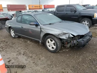 2005 Chevrolet Monte Carlo LS with VIN 2G1WW12E059255230, listed as a Copart auction lot 76117904 with 273,298 mi miles and Salvage Title. Bid and sale history available at carsss.com. Image 4.