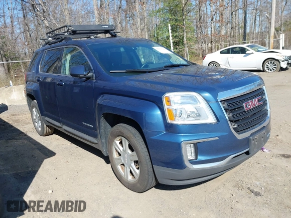 2016 GMC Terrain SLE with VIN 2GKALNEK1G6248153, listed as a IAAI auction lot 41913341 with 191,699 mi miles. Bid and sale history available at carsss.com. Image 1.