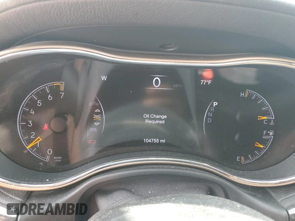 2016 Jeep Grand Cherokee High Altitude with VIN 1C4RJFCG1GC343411, listed as a Copart auction lot 48955575 with 104,755 mi miles and Salvage Title. Bid and sale history available at carsss.com. Image 9.