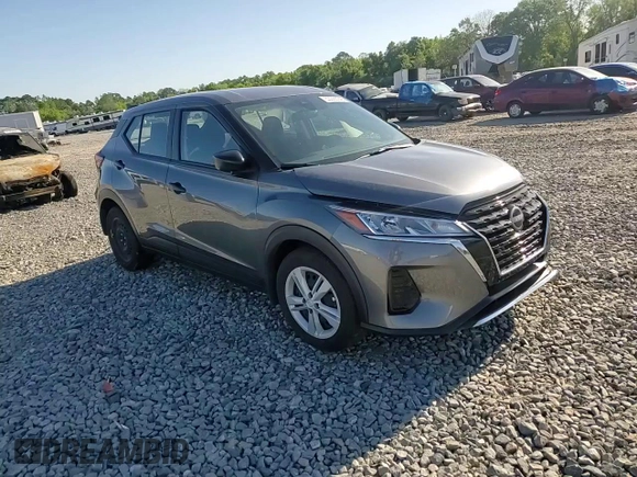 2024 Nissan Kicks S with VIN 3N1CP5BV3RL471450, listed as a Copart auction lot 53085745 with 9,448 mi miles and Salvage Title. Bid and sale history available at carsss.com. Image 10.