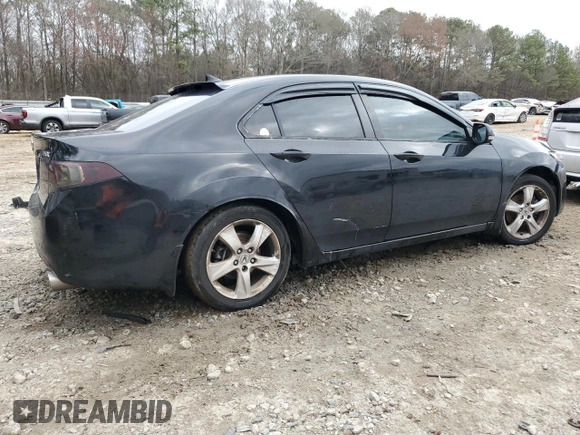 2010 Acura TSX with VIN JH4CU2F64AC004897, listed as a Copart auction lot 44047195 with 0 mi miles and Salvage Title. Bid and sale history available at carsss.com. Image 3.