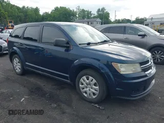 2014 Dodge Journey American Value with VIN 3C4PDCAB6ET134025, listed as a IAAI auction lot 42648835 with 202,474 mi miles and . Bid and sale history available at DreamBid. Image 1.