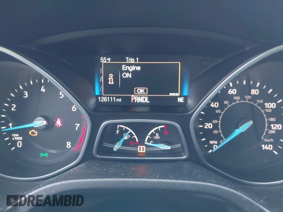 2015 Ford Focus SE with VIN 1FADP3K21FL211511, listed as a IAAI auction lot 42153828 with 126,111 mi miles. Bid and sale history available at carsss.com. Image 7.