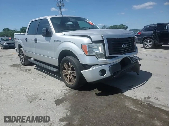 2014 Ford F-150 XL with VIN 1FTFW1CFXEKG42106, listed as a Copart auction lot 58229675 with 178,924 mi miles and Salvage title. Bid and sale history available at DreamBid. Image 13.