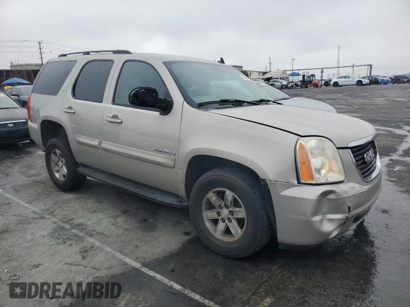 2007 GMC Yukon SLT with VIN 1GKFK13037R405852, listed as a Copart auction lot 51308065 with 282,547 mi miles and Salvage Title. Bid and sale history available at carsss.com. Image 4.