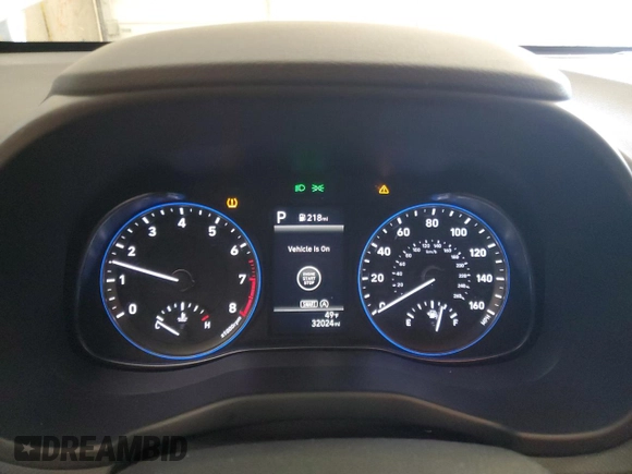 2023 Hyundai Kona SEL with VIN KM8K6CABXPU041341, listed as a Copart auction lot 50130115 with 32,024 mi miles and Salvage Title. Bid and sale history available at DreamBid. Image 9.