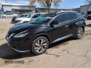 2019 Nissan Murano S with VIN 5N1AZ2MS5KN135591, listed as a Copart auction lot 50617235 with 124,369 mi miles and Salvage Title. Bid and sale history available at carsss.com. Image 1.