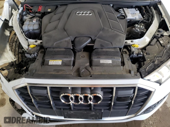 2023 Audi Q7 Premium Plus with VIN WA1LXBF71PD016522, listed as a Copart auction lot 55307155 with 24,025 mi miles and Salvage title. Bid and sale history available at DreamBid. Image 12.